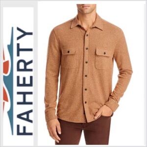 Faherty Legend Sweater Shirt - size XXL